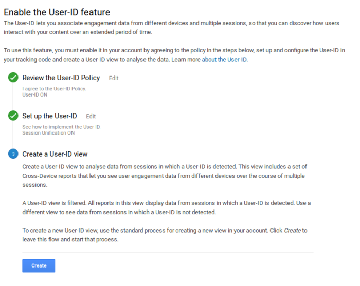 Google Analytics User ID Setup