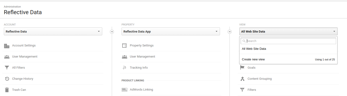 Google Analytics Views