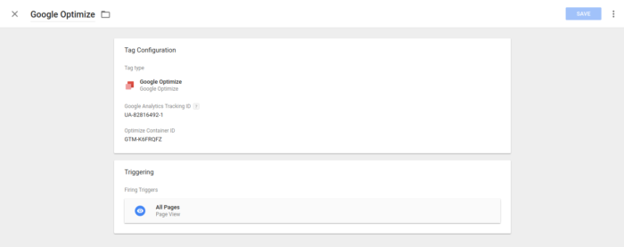 Google Optimize GTM Integration