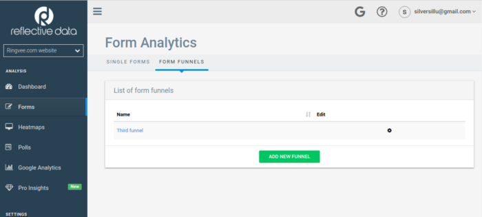 Creating a Form Funnel