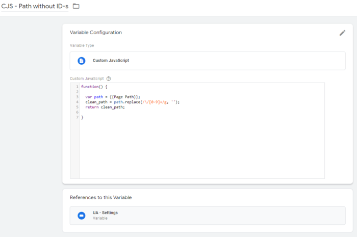 Cleaning URL path in Google Tag Manager