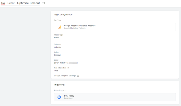 Tracking Optimize anti-flicker snippet timeout using Google Analytics